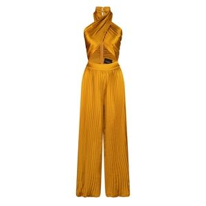 Karna Ramsay Gold Jumpsuit